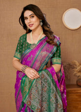 Classic Looking Saree in Purple Colour